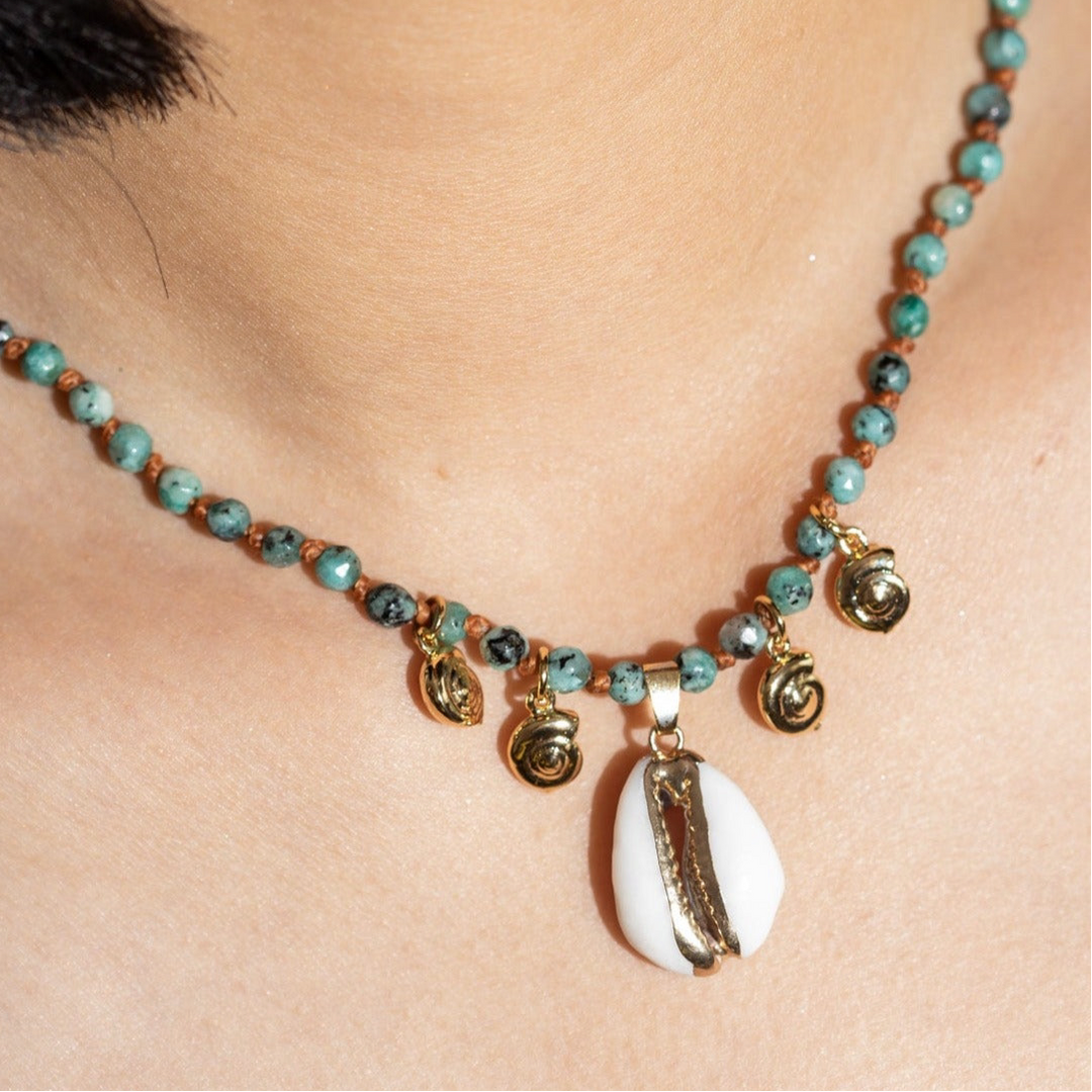Collar Juana Agata Turquesa