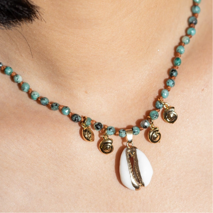 Collar Juana Agata Turquesa