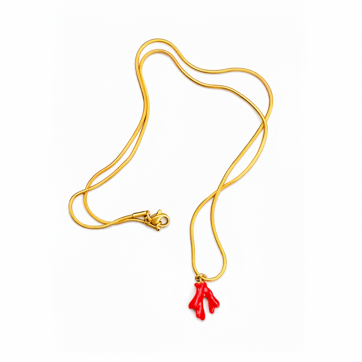 Cadena Coral Rojo