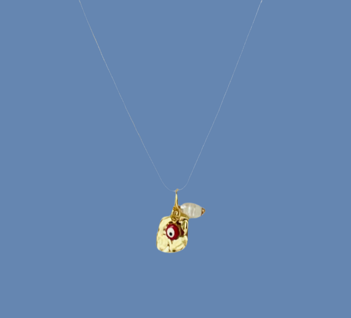 Cadena amuletos plaquita
