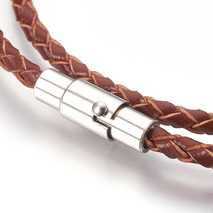 Pulsera Cuero Café MEN