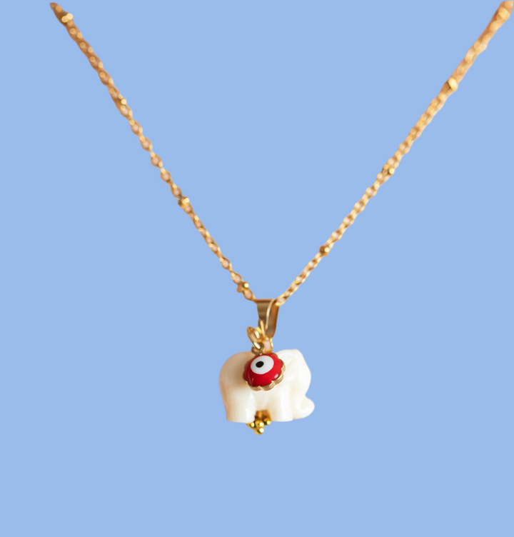 Cadena lisa elefante blanco