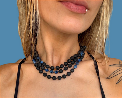 Negro con azul