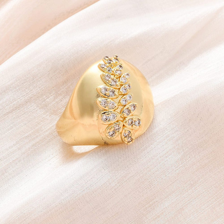 anillo hoja