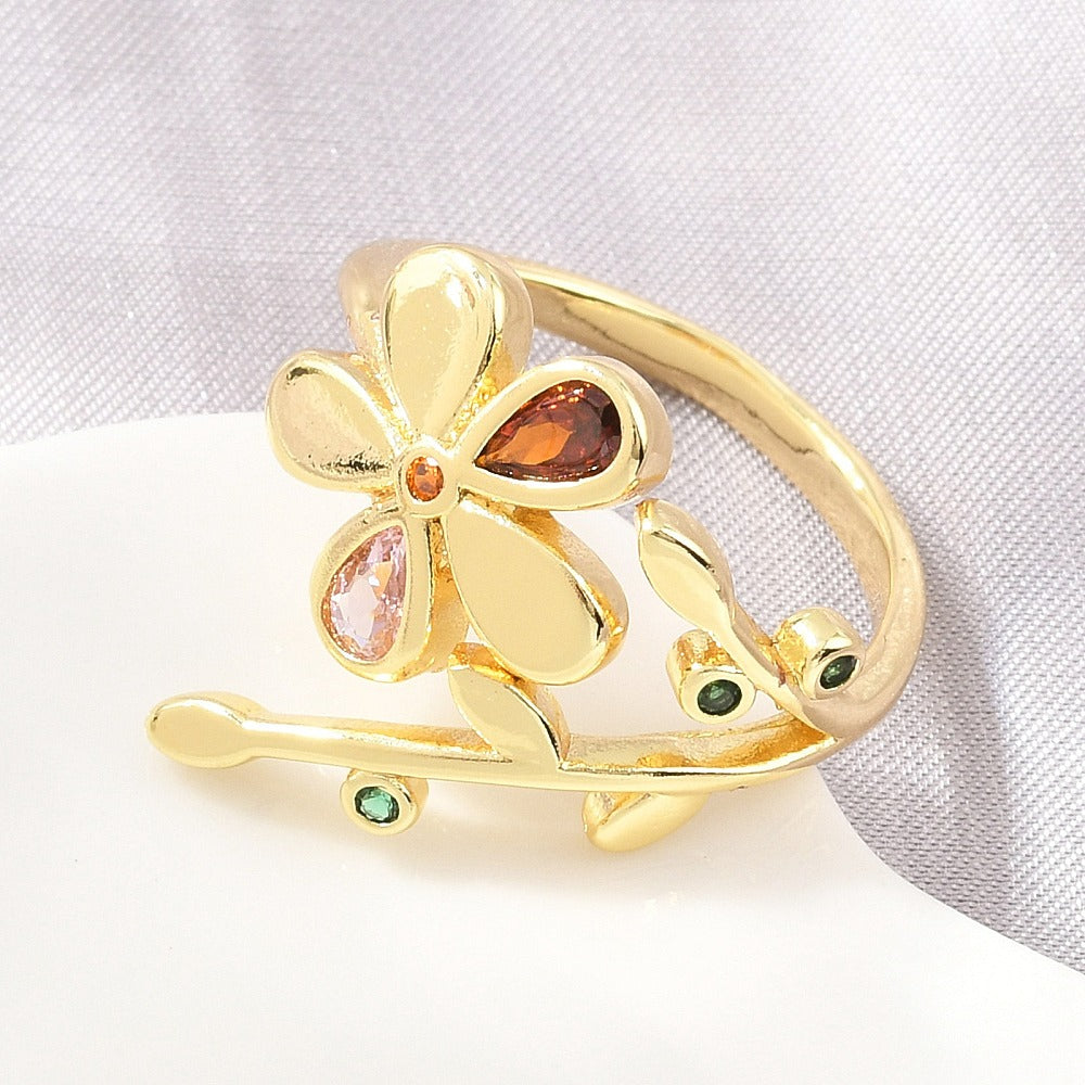 Anillo Flores circones