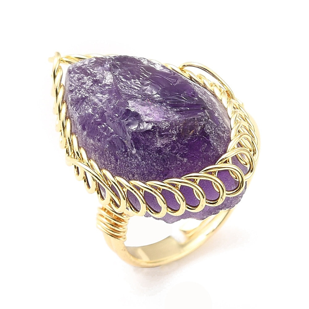 anillo amatista