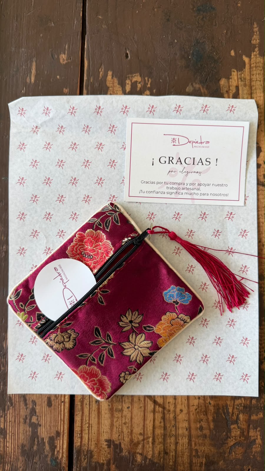 Empaque DePiedra - Gracias por tu compra