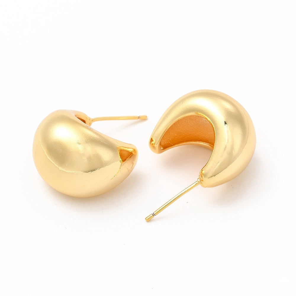 Aros cupula dorados