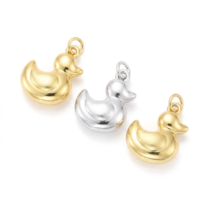 Tres patitos dije corregidos: uno plateado y dos dorados