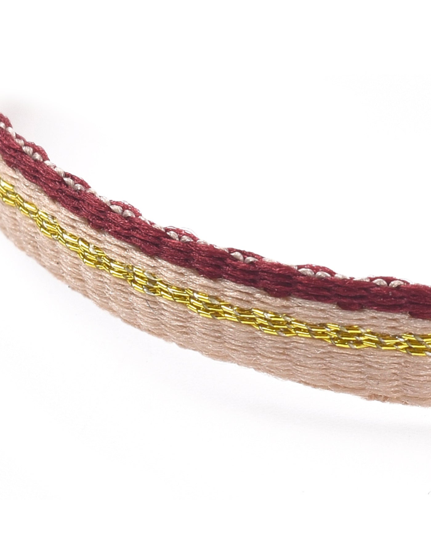Pulsera Tela Dorada